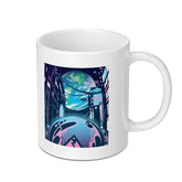 Futuristic Space City with Galaxy Scene Mug product